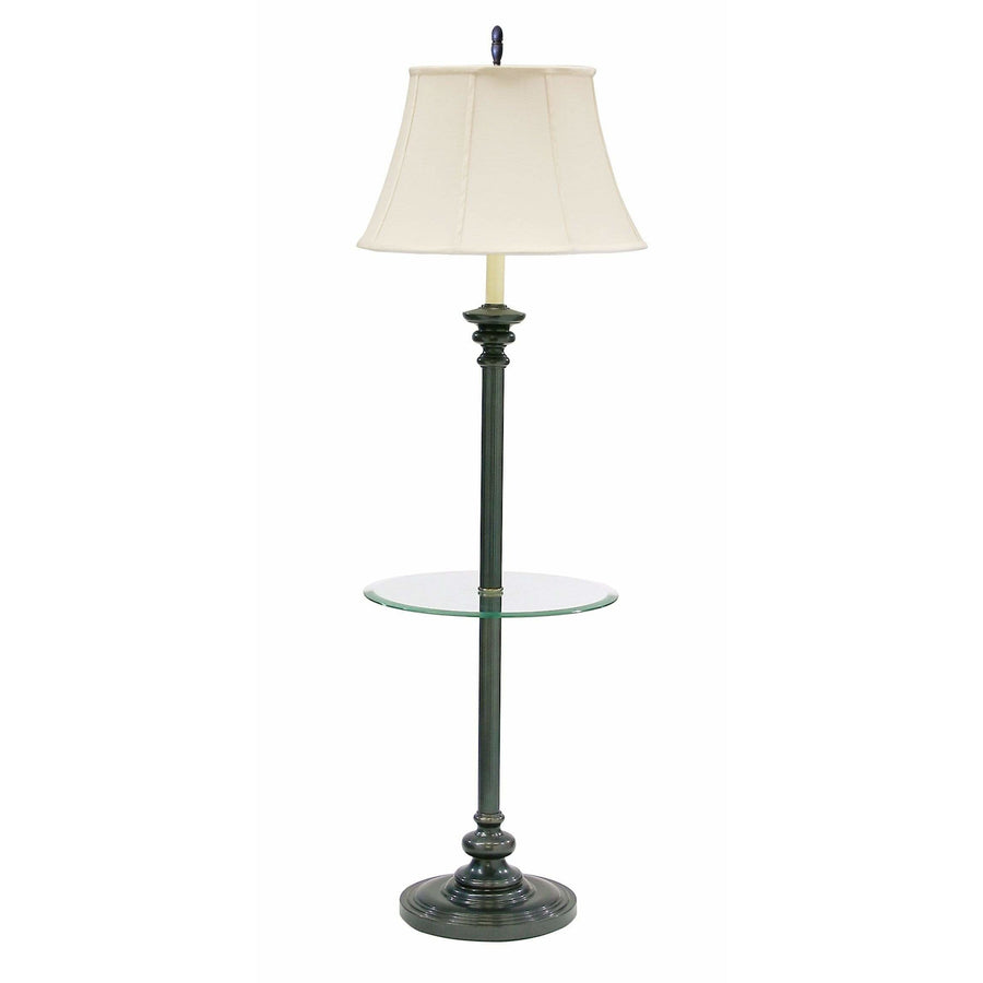 House Of Troy Floor Lamps Newport Floor Lamp with Glass Table by House Of Troy N602-OB