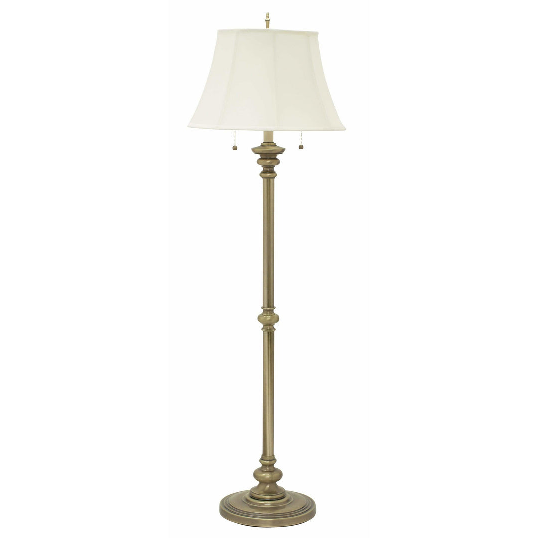House Of Troy Floor Lamps Newport Twin Pull Floor Lamp by House Of Troy N601-AB