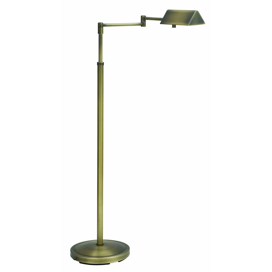 House Of Troy Floor Lamps Pinnacle Adjustable Halogen Floor Lamp by House Of Troy PIN400-AB
