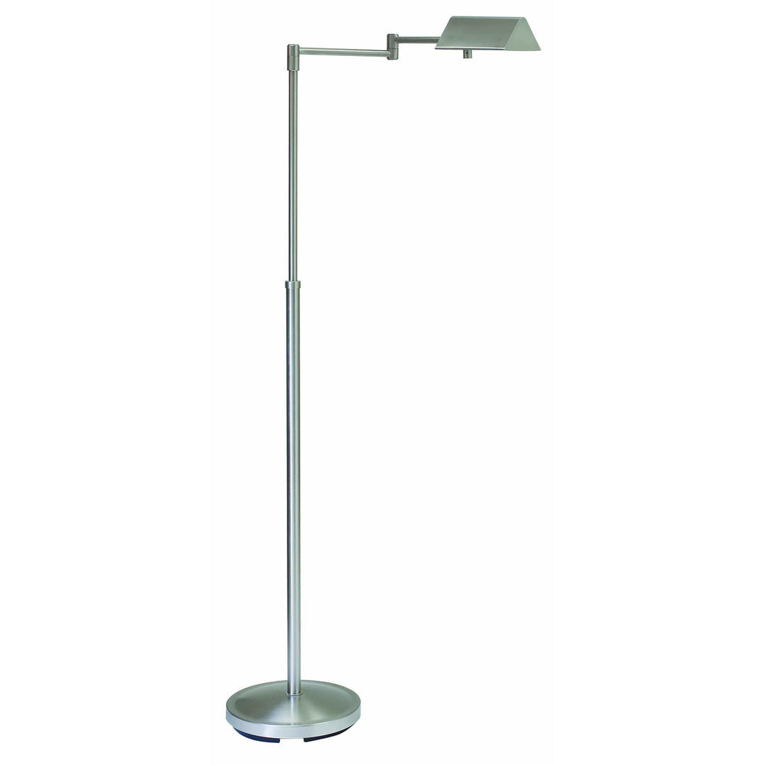 House Of Troy Floor Lamps Pinnacle Adjustable Halogen Floor Lamp by House Of Troy PIN400-SN