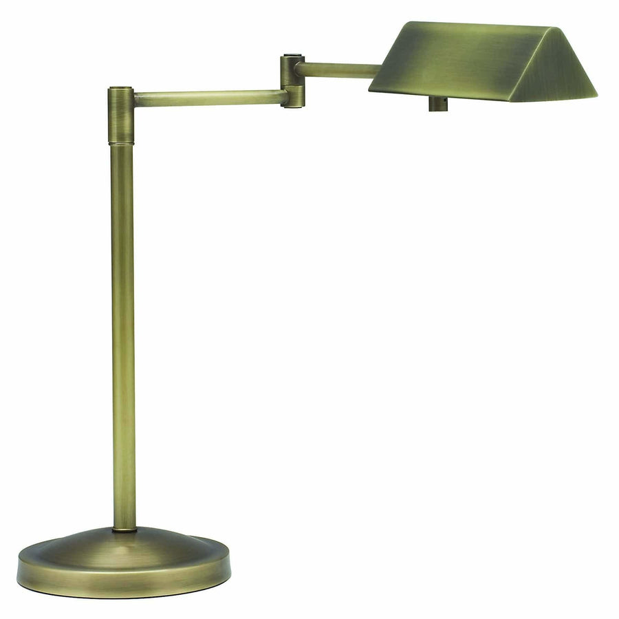 House Of Troy Table Lamps Pinnacle Halogen Swing Arm Desk Lamp by House Of Troy PIN450-AB