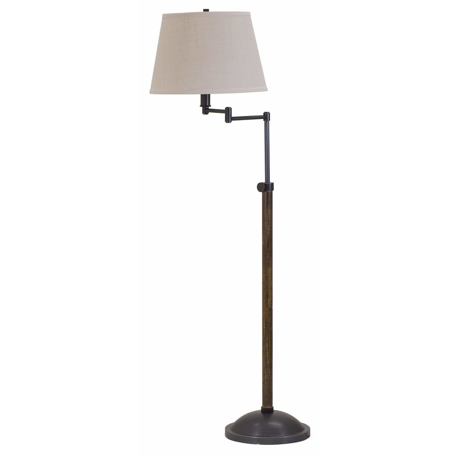 House Of Troy Floor Lamps Richmond Adjustable Swing Arm Floor Lamp by House Of Troy R401-OB