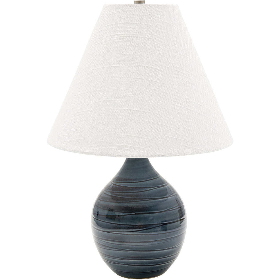 House Of Troy Table Lamps Scatchard Stoneware Table Lamp by House Of Troy GS200-SBG