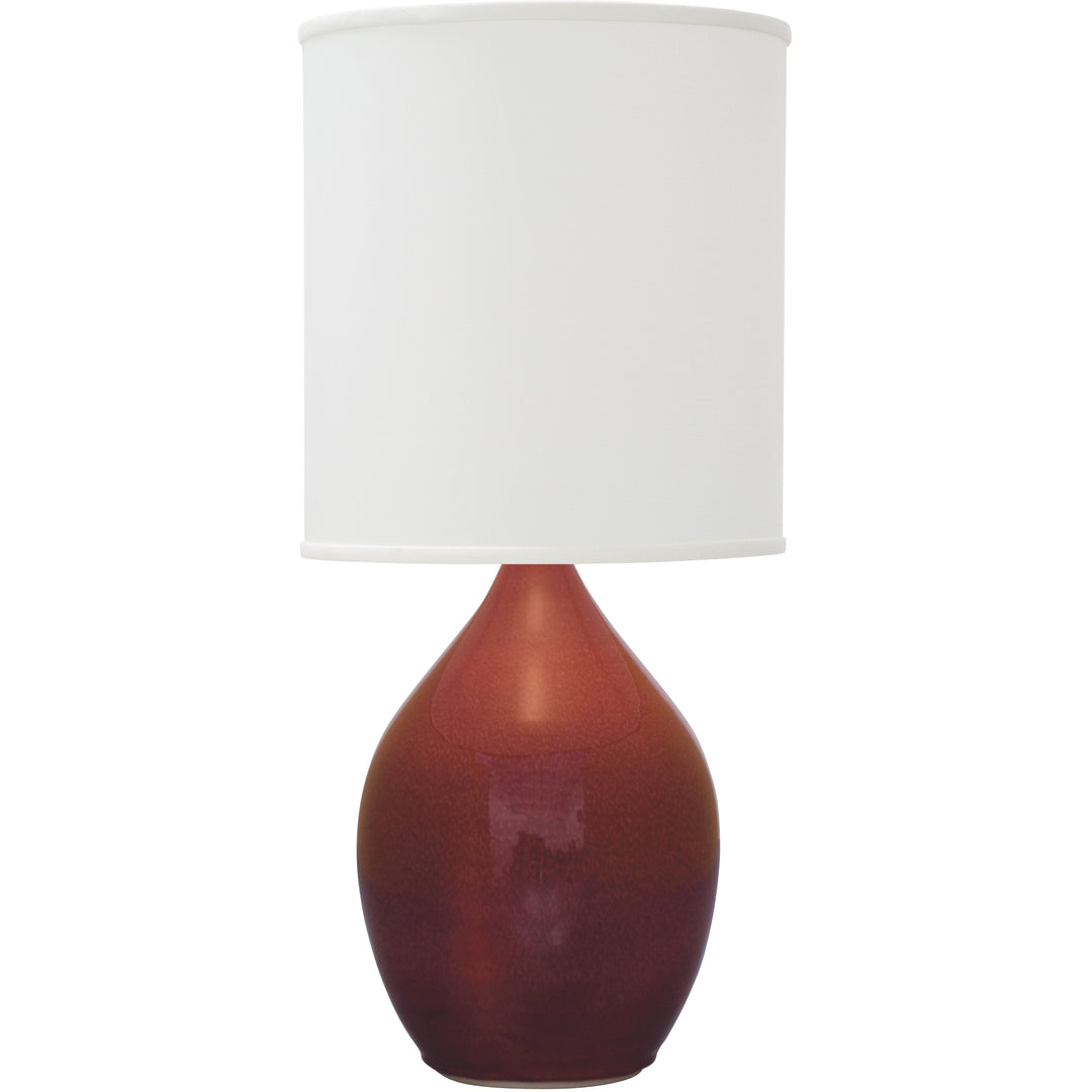 House Of Troy Table Lamps Scatchard Stoneware Table Lamp by House Of Troy GS301-CR
