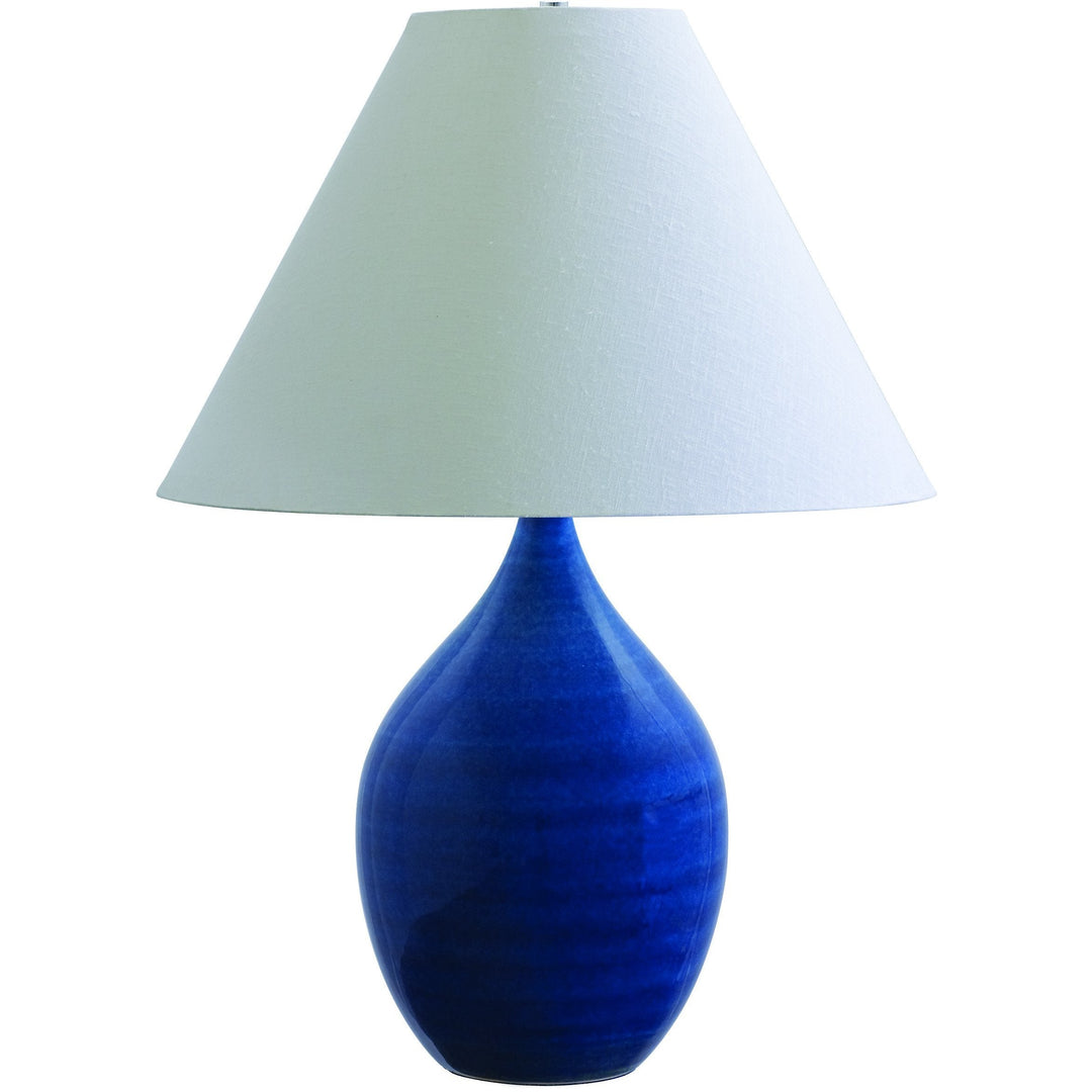 House Of Troy Table Lamps Scatchard Stoneware Table Lamp by House Of Troy GS400-BG