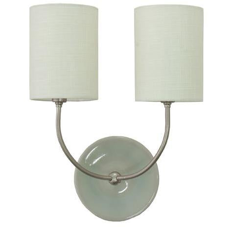 House Of Troy Wall Lamps Scatchard Stoneware Wall Lamp by House Of Troy GS775-2-SNGG