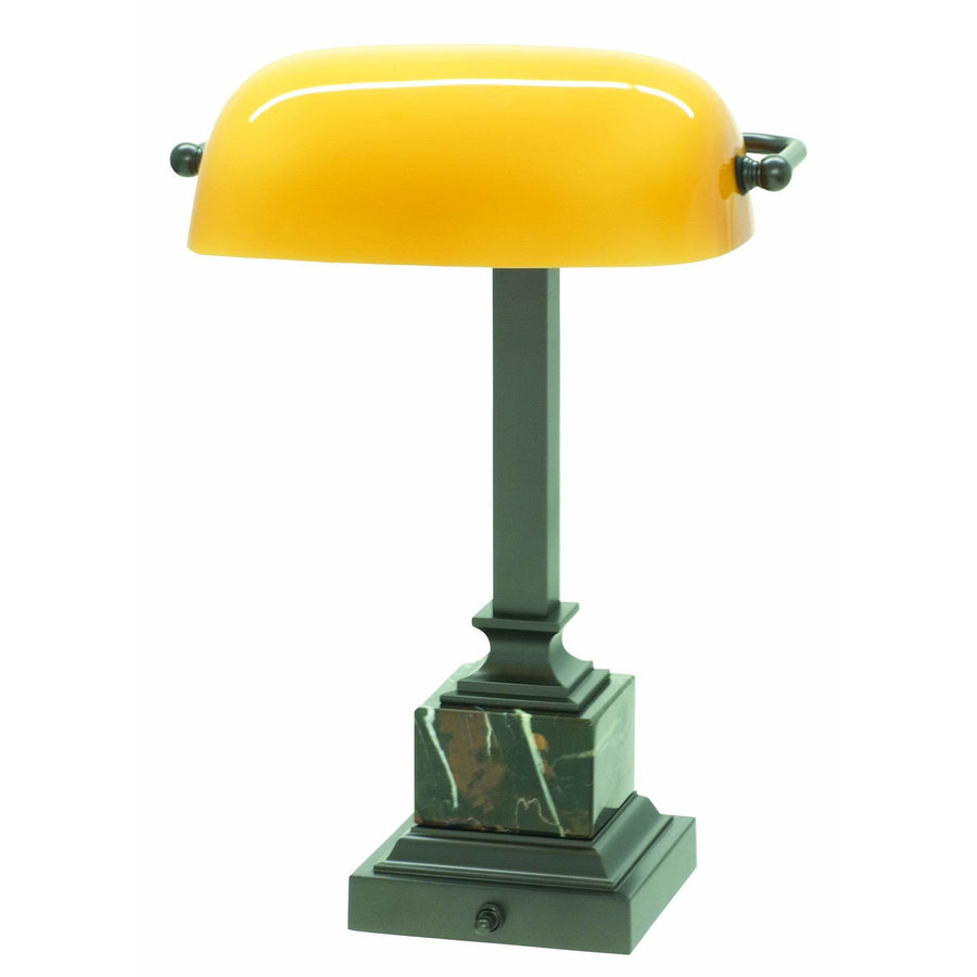 House Of Troy Table Lamps Shelburne Bankers Desk Lamp by House Of Troy DSK430-MB
