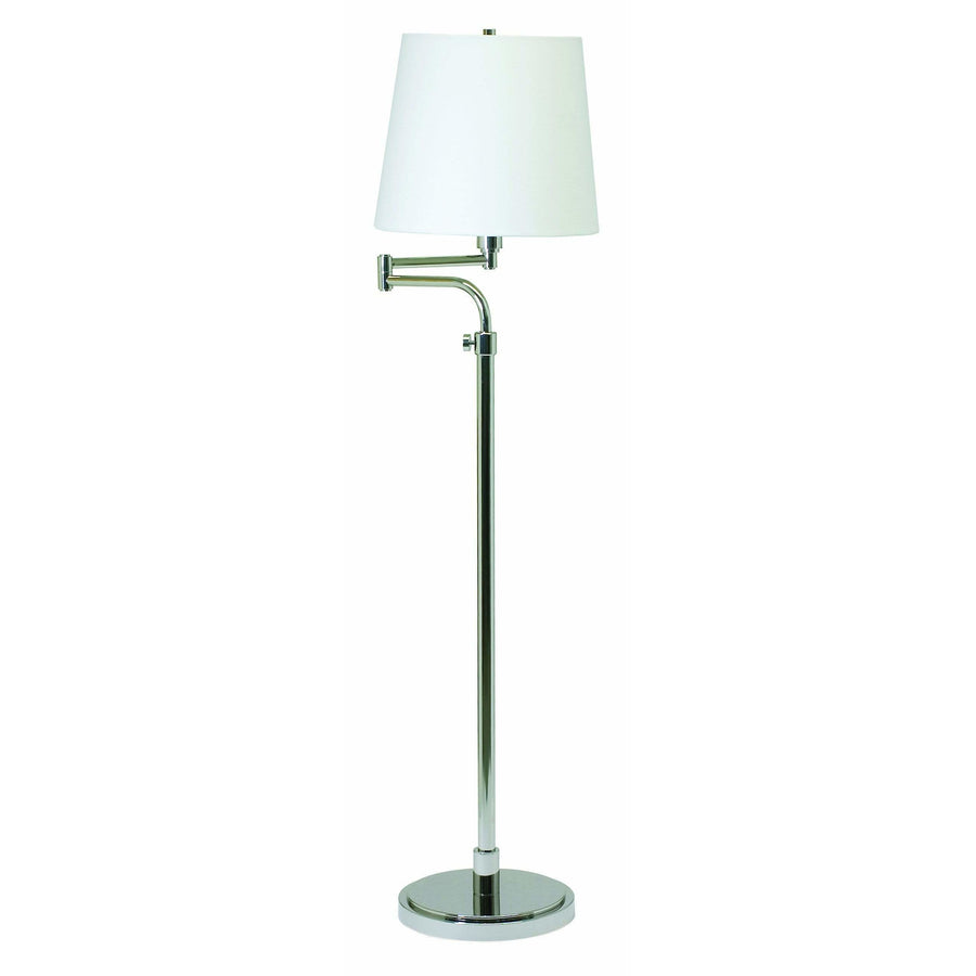 House Of Troy Floor Lamps Townhouse Adjustable Swing Arm Floor Lamp by House Of Troy TH700-PN