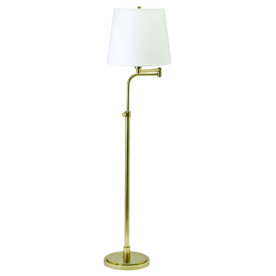 House Of Troy Floor Lamps Townhouse Adjustable Swing Arm Floor Lamp by House Of Troy TH700-RB