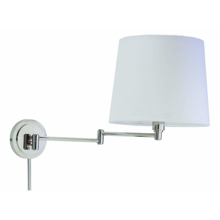 House Of Troy Wall Lamps Townhouse Swing Arm Wall Lamp by House Of Troy TH725-PN