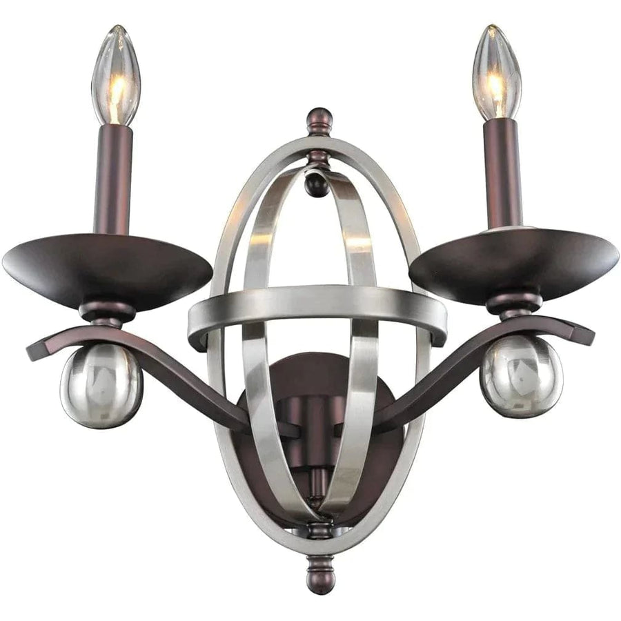 Kalco Lighting Rothwell 2 Light Wall Sconce 6591 Chandelier Palace
