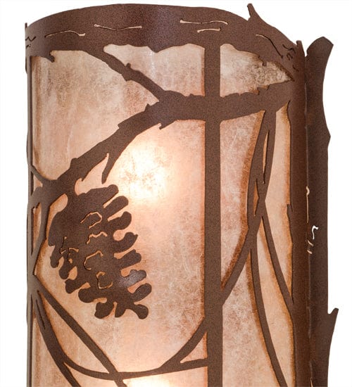 Meyda Lighting 10"W Whispering Pines Wall Sconce 136272 Chandelier Palace