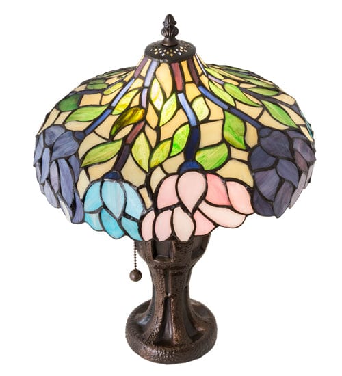 Meyda Lighting 17" High Wisteria Table Lamp 224040 Chandelier Palace