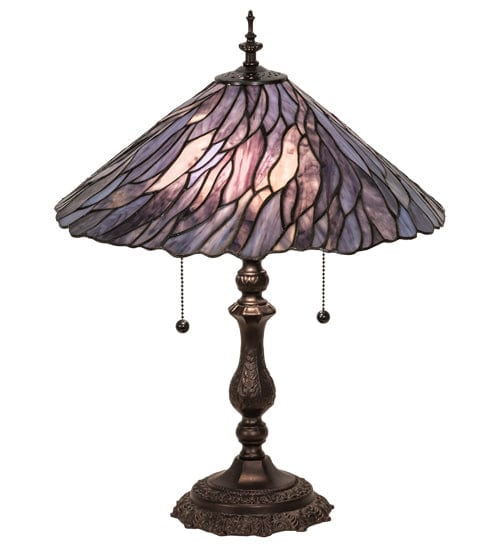 Meyda Lighting 21" High Willow Jadestone Table Lamp 218128 Chandelier Palace