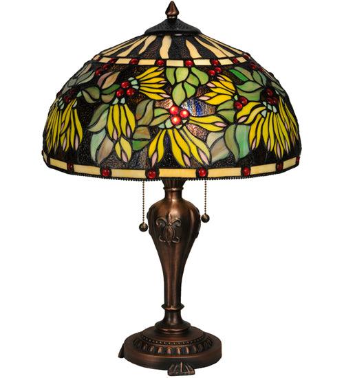 Meyda Lighting 23"H Diente de Leon Table Lamp 139605 Chandelier Palace