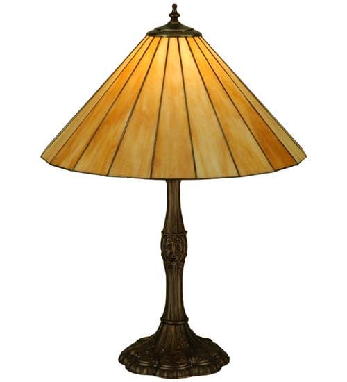 Meyda Lighting 26.5"H Duncan Beige Table Lamp 137667 Chandelier Palace