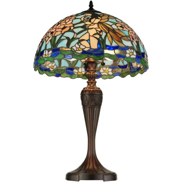 Meyda Lighting 26.5"H Fairy Pond Table Lamp 140006 Chandelier Palace