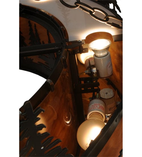 Meyda Lighting 44.5"W Tall Pines Chandel-Air 150260 Chandelier Palace