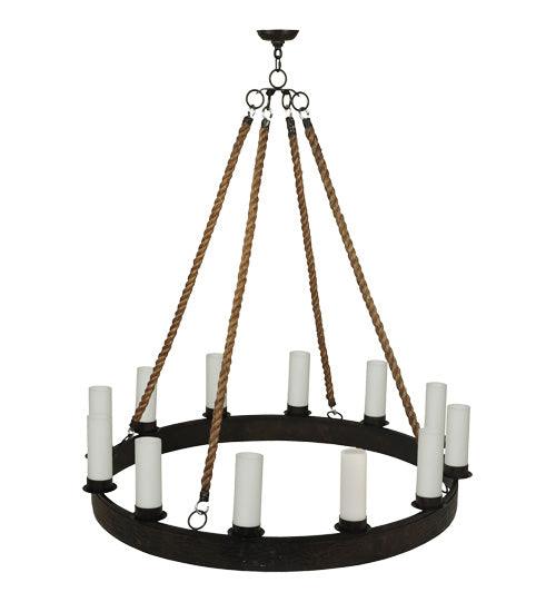 Meyda Lighting 50" Wide Costello Ring 12 Candles Chandelier 127227 Chandelier Palace