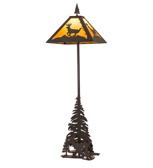 Meyda Lighting 77" High Lone Deer Floor Lamp 13260 Chandelier Palace