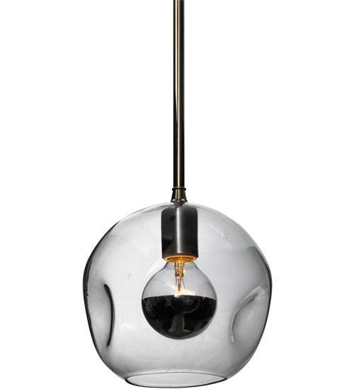 Meyda Lighting 8.5"W Deformado Globe Mini Pendant 145995 Chandelier Palace