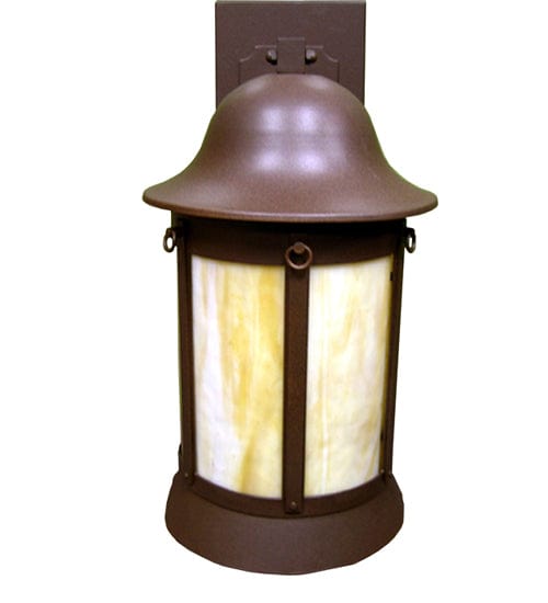 Meyda Lighting 9.5"W Bowler Outdoor Wall Sconce 82911 Chandelier Palace