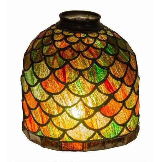 Meyda Lighting Shade Only, Copperfoil Default Acorn Shade Only By Meyda Lighting 22896