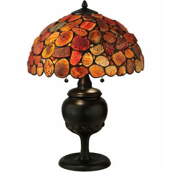 Meyda Lighting Table Lamps, Default Agata Red Table Lamps By Meyda Lighting 138126