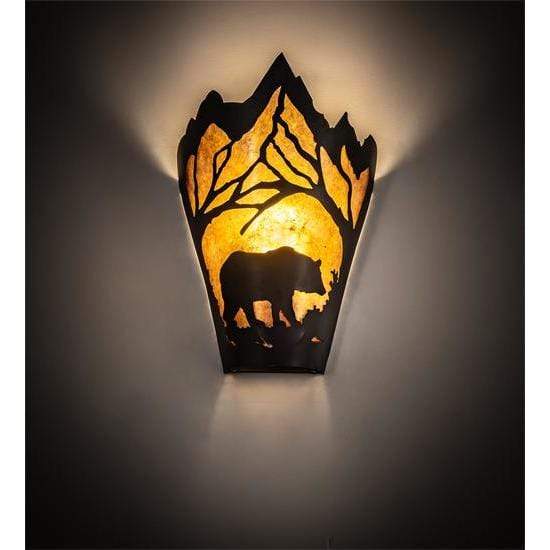 Meyda Lighting Wall Sconces, One Light Default Bear At Dawn Wall Sconces By Meyda Lighting 174333