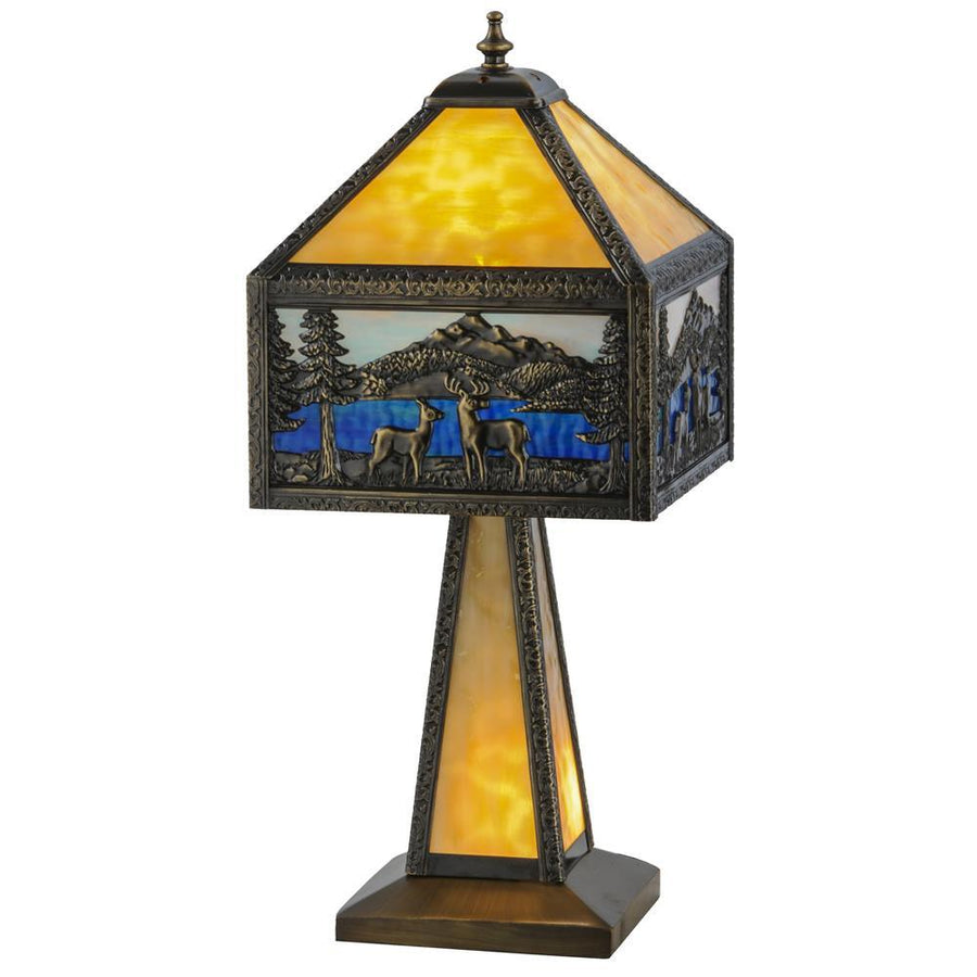 Meyda Lighting Deer Lodge Table Lamps 148132 Chandelier Palace