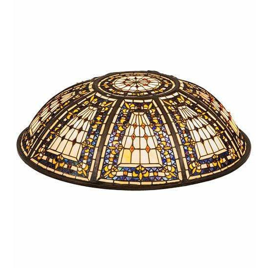 Meyda Lighting Shade Only, Copperfoil Default Fleur-De-Lis Shade Only By Meyda Lighting 50248