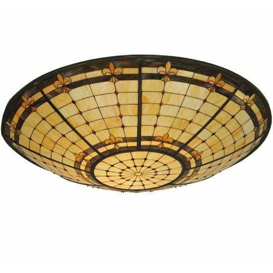 Meyda Lighting Shade Only, Copperfoil Default Fleur-De-Lite Shade Only By Meyda Lighting 81546