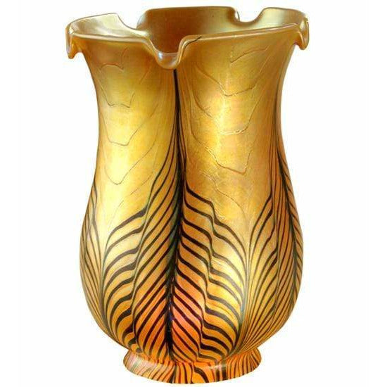 Meyda Lighting Shade Only, Lily; Tulip And Pate-De-Verre Default Golden Tulip Shade Only By Meyda Lighting 102418