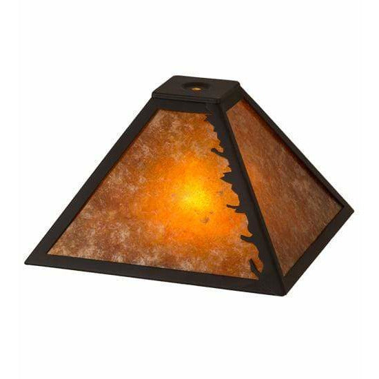 Meyda Lighting Shade Only, Old Forge Default Leaf Edge Shade Only By Meyda Lighting 165587