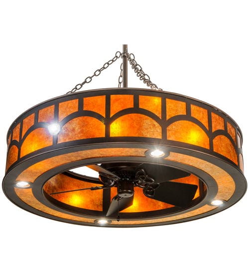 Meyda Lighting 44" Wide Mission Hill Top Chandel-Air 148947 | Chandelier Palace - Trusted Dealer