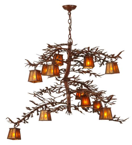 Meyda Lighting Pine Branch Ceiling Fixture 147616 Chandelier Palace