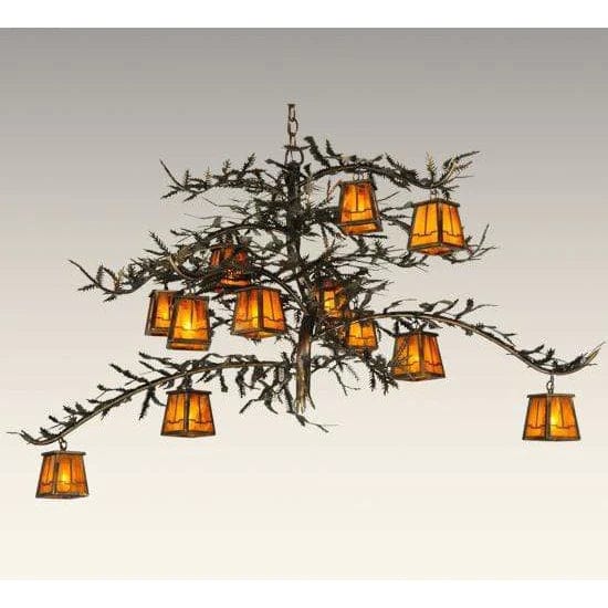 Meyda Lighting Pine Branch Valley View Ceiling Fixture 132277 Chandelier Palace
