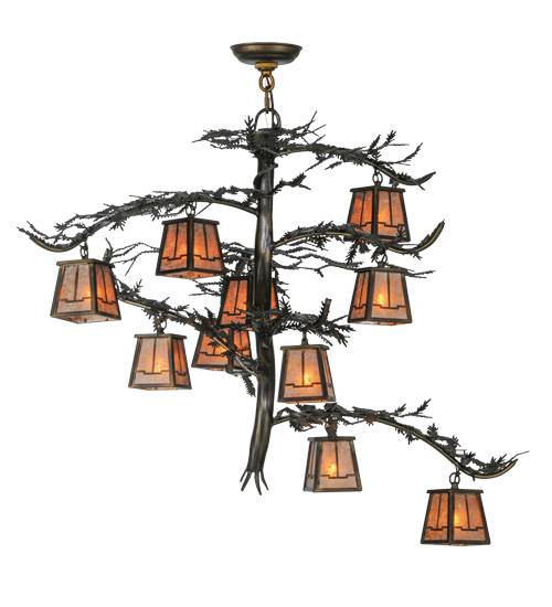 Meyda Lighting Pine Branch Valley View Ceiling Fixture 147381 Chandelier Palace