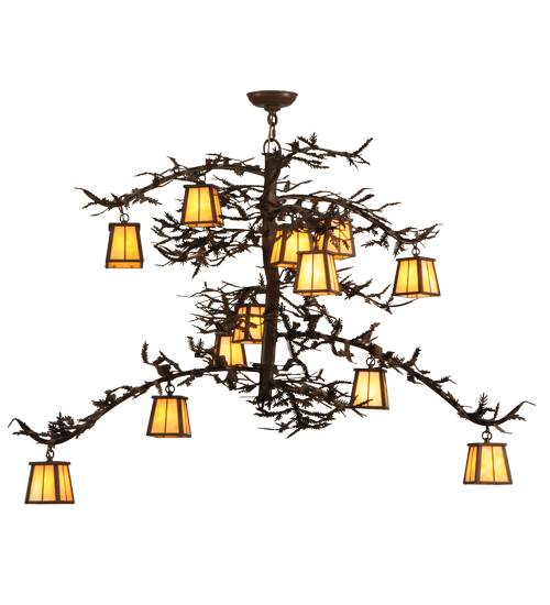 Meyda Lighting Pine Branch Valley View Ceiling Fixture 147539 Chandelier Palace