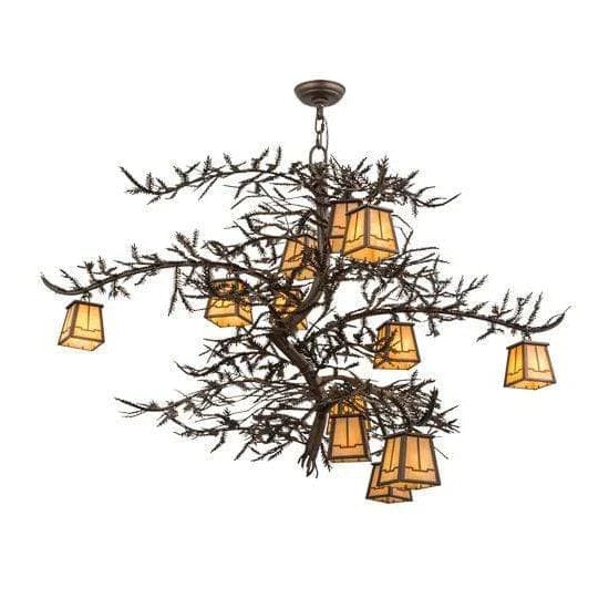 Meyda Lighting Pine Branch Valley View Ceiling Fixture 158680 Chandelier Palace