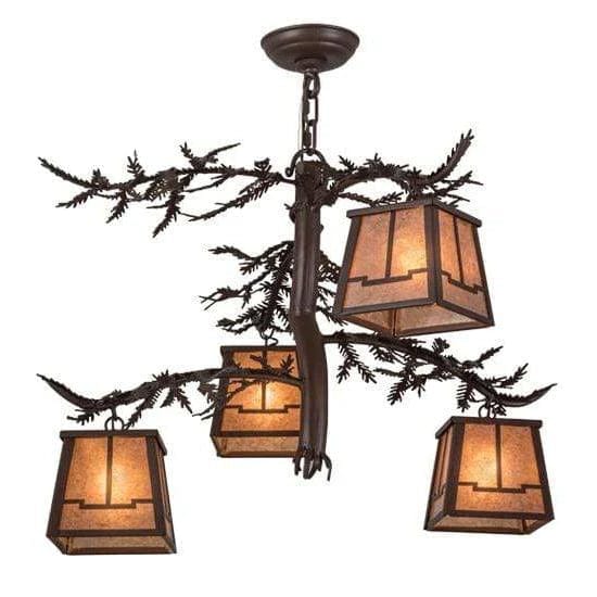 Meyda Lighting Pine Branch Valley View Ceiling Fixture 161741 Chandelier Palace