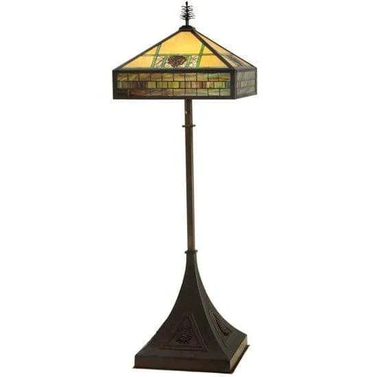 Meyda Lighting Pinecone Ridge Floor Lamps 139674 Chandelier Palace