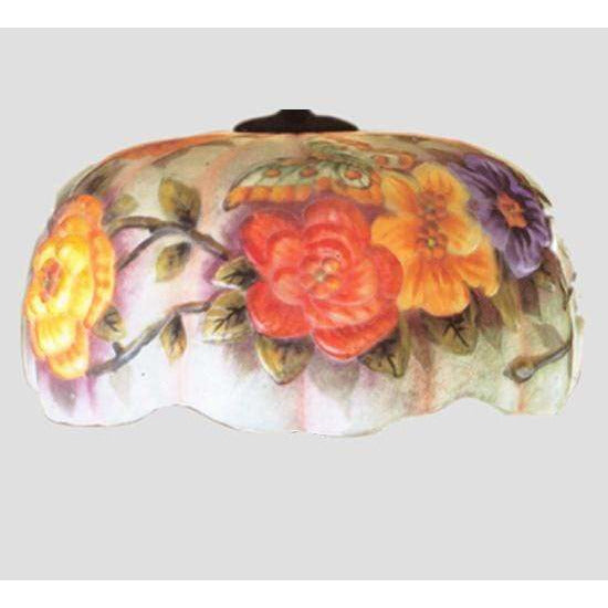 Meyda Lighting Shade Only, Puffy; Reverse Paint And Castle Collection Default Puffy Floral Shade Only By Meyda Lighting 23749