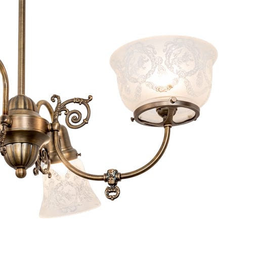 Meyda Lighting Revival Gas & Electric Ceiling Fixture 202105 Chandelier Palace