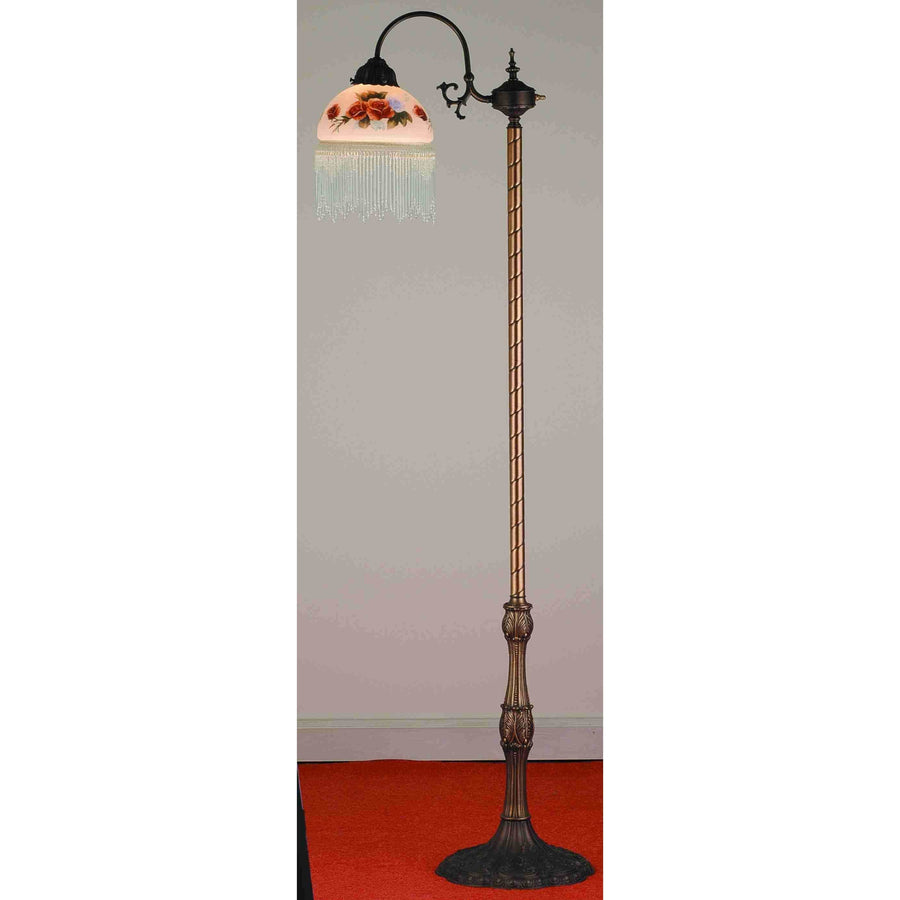 Meyda Lighting Floor Lamps, Bridge Arm Default Rosebush Floor Lamps By Meyda Lighting 22308