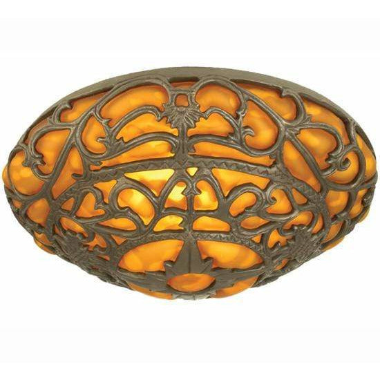 Meyda Lighting Shade Only, Puffy; Reverse Paint And Castle Collection Default Shade Only By Meyda Lighting 22074