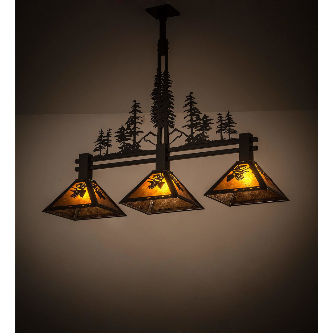 Meyda Lighting Ceiling Fixture, Billiard/Islands Default Tall Pines Ceiling Fixture By Meyda Lighting 27073