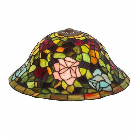 Meyda Lighting Shade Only, Copperfoil Default Tiffany Rosebush Shade Only By Meyda Lighting 10689
