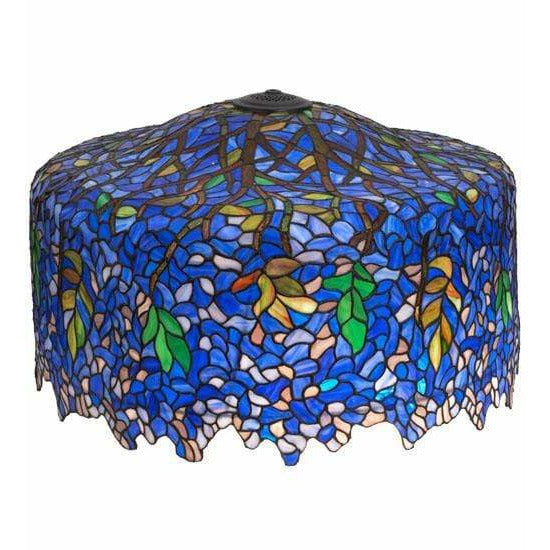 Meyda Lighting Shade Only, Copperfoil Default Tiffany Wisteria Shade Only By Meyda Lighting 21934
