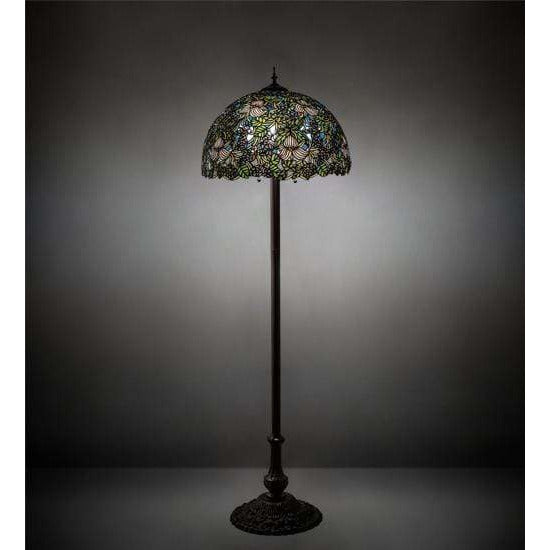 Meyda Lighting Floor Lamps, Traditional Default Trillium & Violet Floor Lamps By Meyda Lighting 24496